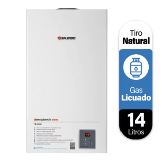 Calefont 14 litros Gas licuado Tiro natural Splendid