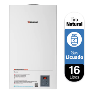 Calefont 16 litros Gas licuado Tiro natural Splendid