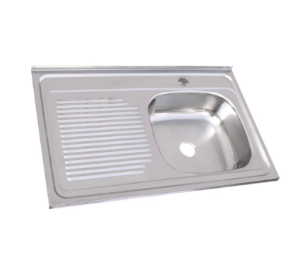 Lavaplatos Sobreponer 800x500 mm Izquierdo para monomando Splendid